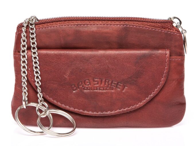 Ciemnobrązowy pokrowiec na klucze Bag Street