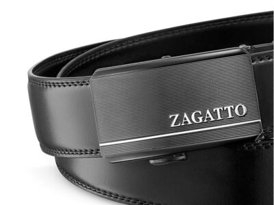 Elegancka metalowa klamra w kolorze czarnym