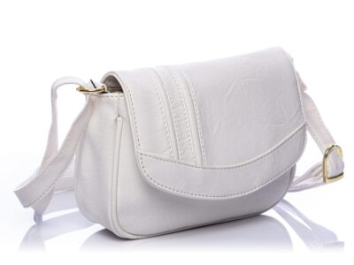 Biała torebka damska mała z klapką Bag Street - obrazek 2