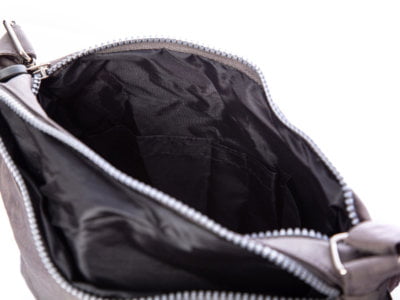 Materiałowa torebka na ramię szara Bag Street - obrazek 8