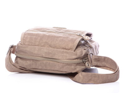 Lekka materiałowa torba na ramię beżowa Bag Street - obrazek 6