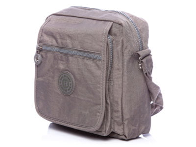 Lekka materiałowa torba na ramię szara Bag Street - obrazek 3