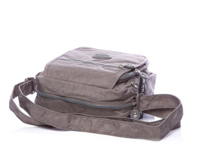 Lekka materiałowa torba na ramię szara Bag Street - obrazek 6