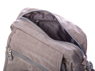 Lekka materiałowa torba na ramię szara Bag Street - obrazek 8