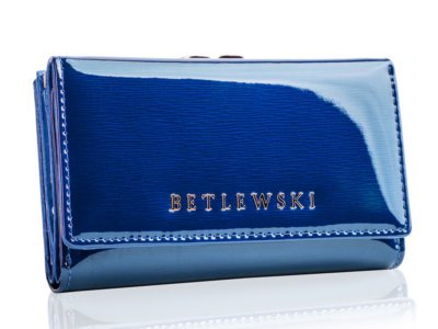 Niebieski portfel damski BETLEWSKI