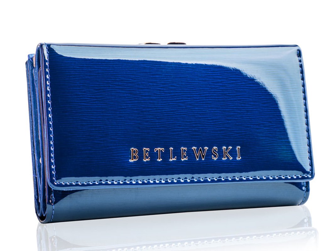 21 Niebieski portfel damski BETLEWSKI