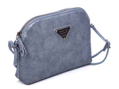 Mała ażurowa torebka damska niebieska Jennifer Jones - obrazek 3