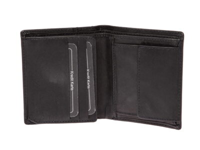 Portfel męski skórzany pionowy czarny J Jones RFID - obrazek 6