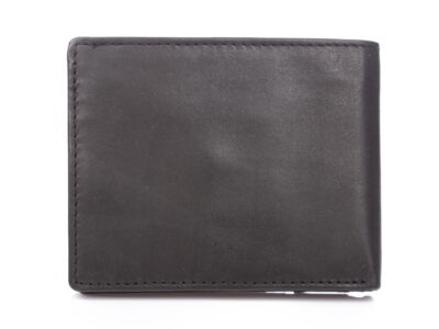 Poziomy portfel męski bifold skórzany czarny RFID J Jones - obrazek 3