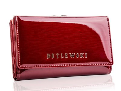 Portfel czerwony Betlewski na bigiel