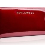 Czerwony lakierowany piórnik damski Betlewski ZBPD-BS-5201