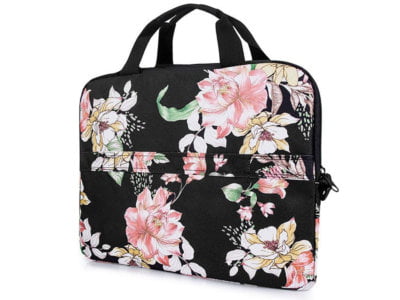 Torba damska na laptopa w kwiatki Zagatto Tokio Slim - obrazek 3