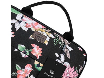 Torba damska na laptopa w kwiatki Zagatto Tokio Slim - obrazek 4