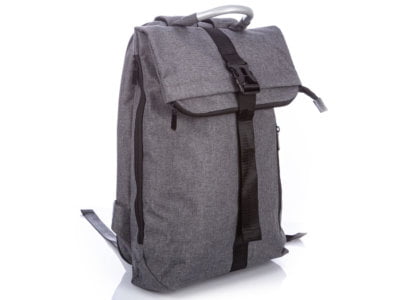 Plecak na laptopa 15,6" cala Bag Street szary vintage - obrazek 2