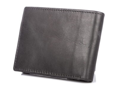 Portfel męski skórzany poręczny J Jones czarny - obrazek 3