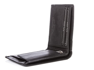 Portfel męski skórzany poręczny J Jones czarny - obrazek 6