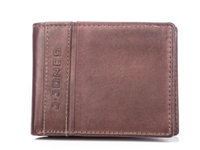 Ciemnobrązowy portfel męski J Jones 5705