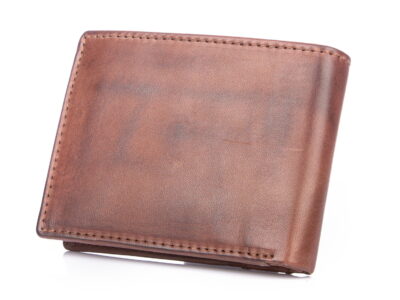 Portfel męski skórzany poręczny J Jones brązowy - obrazek 3