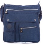 Poszerzana niebieska torba materiałowa Bag Street