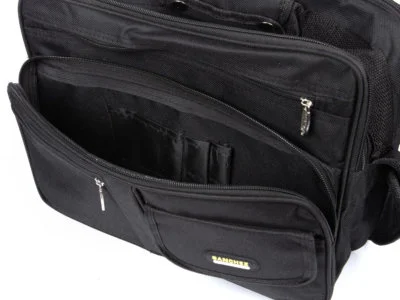 Duża torba męska na ramię do pracy A4 Bellugio SANCHEZ - obrazek 9