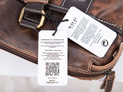 Torba męska skórzana vintage do pracy Wild Tiger brązowa - obrazek 9