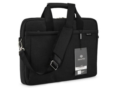 Torba na laptopa 15,6" czarna ZAGATTO LONDON - obrazek 2