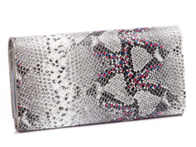 PATRIZIA Duży srebrny portfel damski - obrazek 2