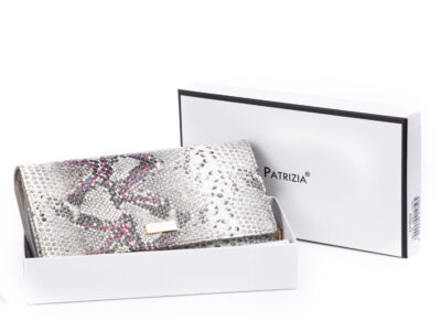 PATRIZIA Duży srebrny portfel damski - obrazek 3