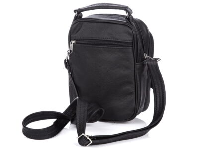 Skórzana saszetka męska na ramię z rączką SERGEJ - obrazek 6