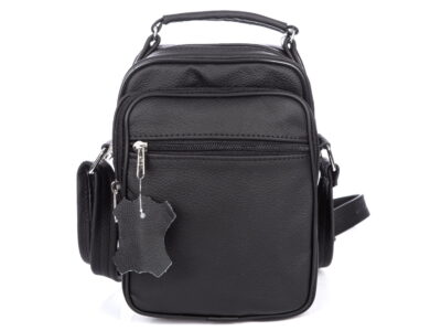 Skórzana saszetka męska na ramię z rączką SERGEJ - obrazek 5