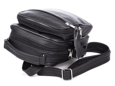 Skórzana saszetka męska na ramię z rączką SERGEJ - obrazek 4