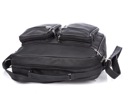 Duża skórzana torba męska na ramię A4 SERGEJ - obrazek 5