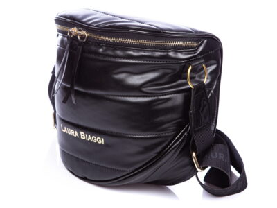 Laura Biaggi Torebka damska na ramię czarna - obrazek 2