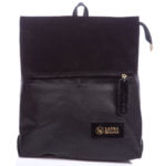 Laura Biaggi Elegancka damska plecako-torba 2w1 czarna