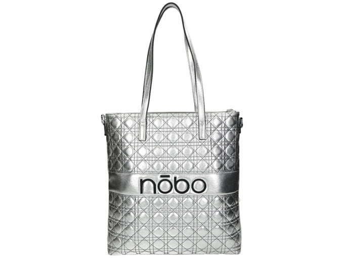 Srebrna torba NOBO shopperka