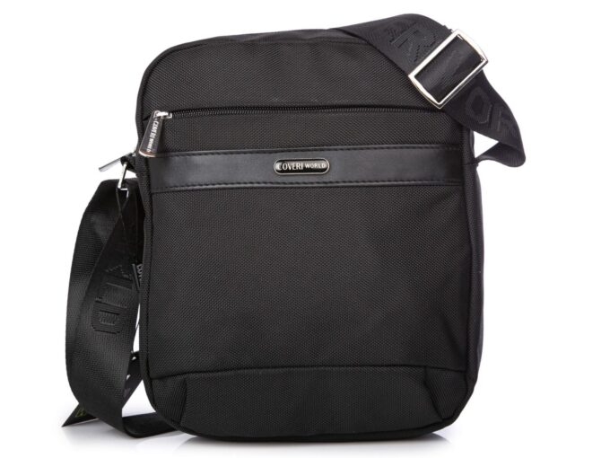 Czarna torba męska na ramię Coveri World