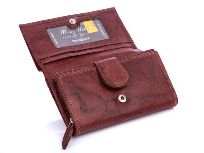 Brązowy portfel damski