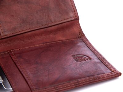 Money Maker Duży portfel damski skórzany ciemnobrązowy - obrazek 7