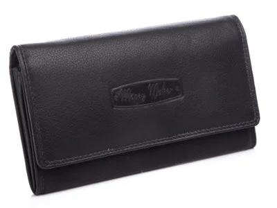 Czarny portfel Money Maker 12129b