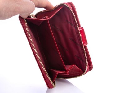 Gregorio Portfel damski z motylkami czerwony średni - obrazek 6