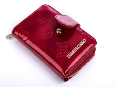 Gregorio Portfel damski z motylkami czerwony średni - obrazek 8