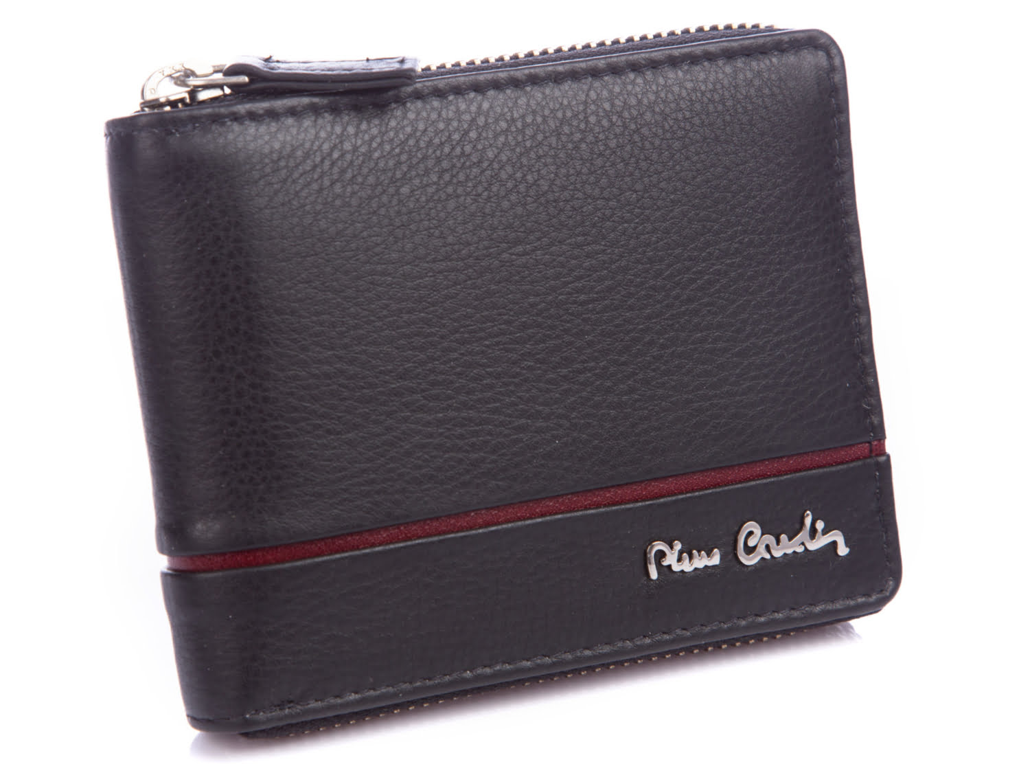 Pierre Cardin Portfel męski zapinany dookoła na suwak RFID TILAK15-8818