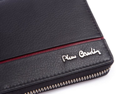 Pierre Cardin Portfel męski zapinany dookoła na suwak RFID TILAK15-8818 - obrazek 3