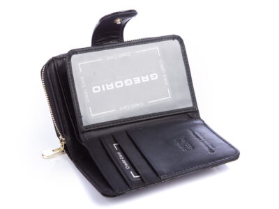 Gregorio Portfel damski z motylkami czarny średni - obrazek 5