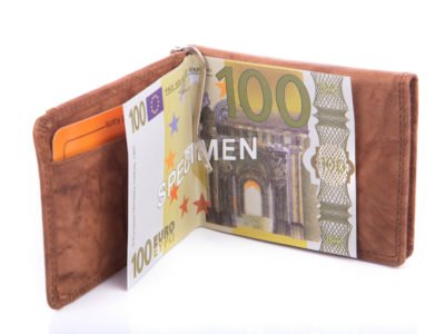 Banknotówka skórzana brązowa Money Maker RFID - obrazek 4
