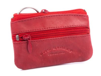 Etui na klucze damskie czerwone skórzane Bag Street