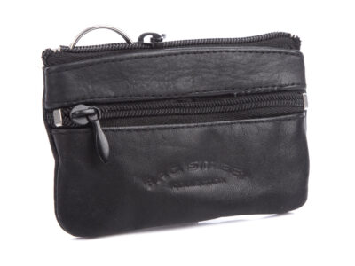 Etui na klucze czarne skórzane Bag Street