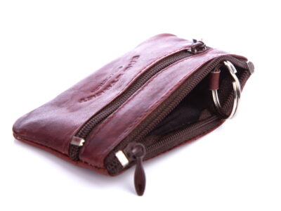 Etui na klucze skórzane ciemny brąz Bag Street - obrazek 3