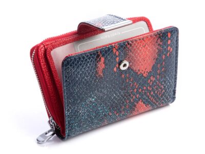Portfel damski imitacja skóry węża Jennifer jones - obrazek 4