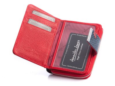 Portfel damski imitacja skóry węża Jennifer jones - obrazek 5